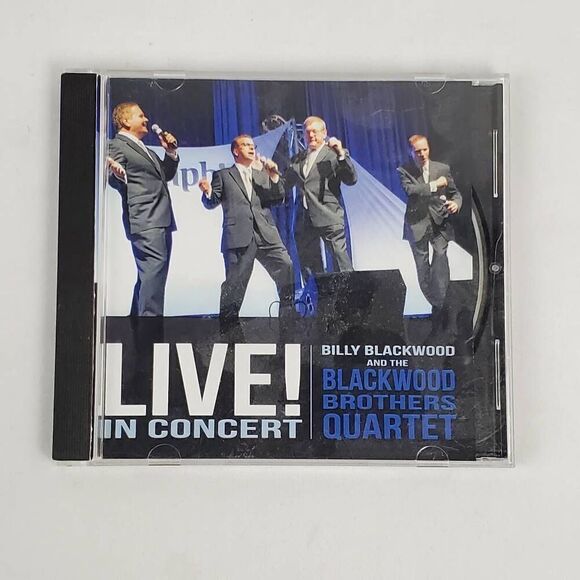 BILLY BLACKWOOD AND THE BLACKWOOD BROTHERS QUARTET: LIVE! IN CONCERT [CD] - Picture 1 of 5